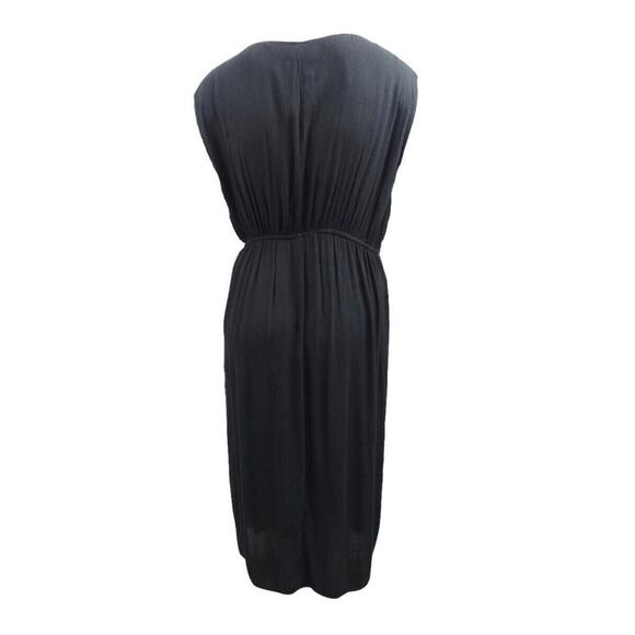 Raviya Women's Black Sleeveless Front Slit Swim Maxi Dress Cover Up Size 2X NWT - Picture 4 of 4